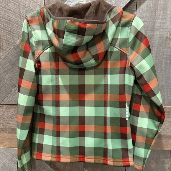 Burton Women’s Small Plaid Fleece Warm-up Jacket - Picture 4 of 6